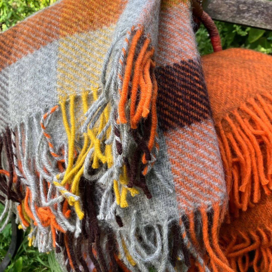 Gotland wool blankets for autumn