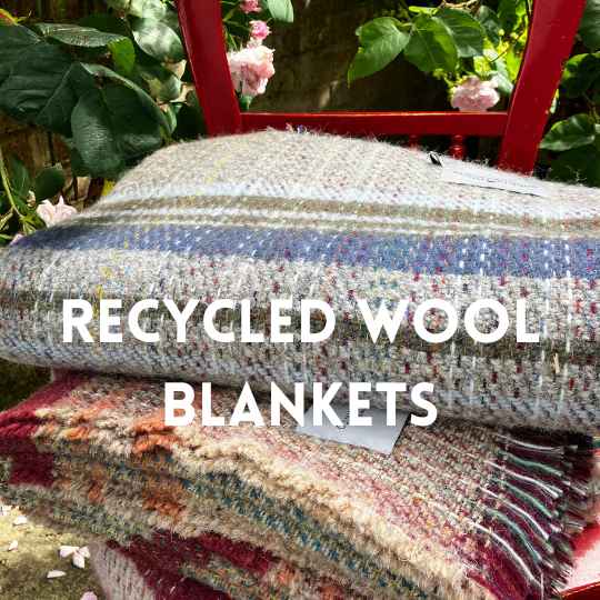 Recycled wool blankets