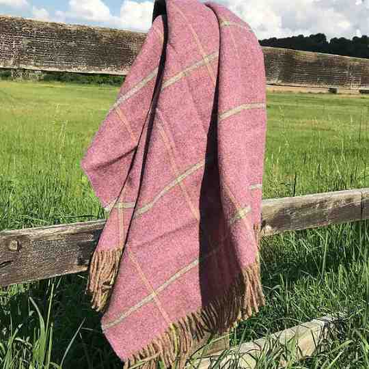 Wool throw wool blanket