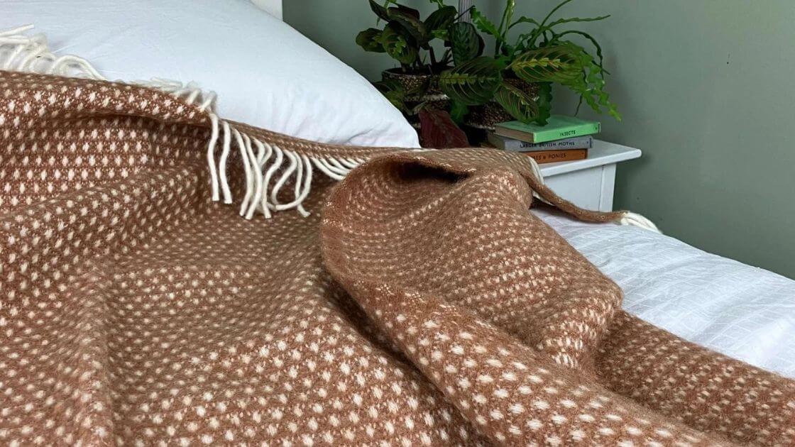 Neutral Wool Blankets and Throws