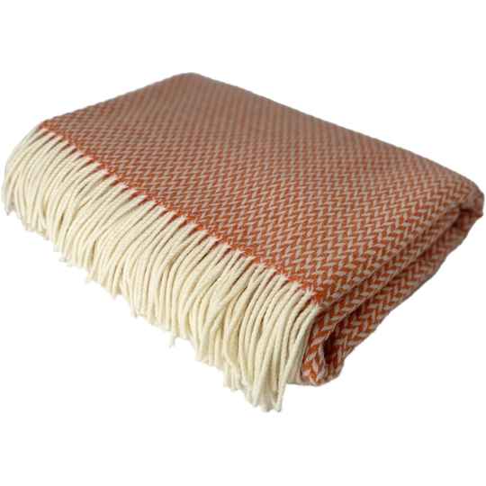 clementine merino wool throw