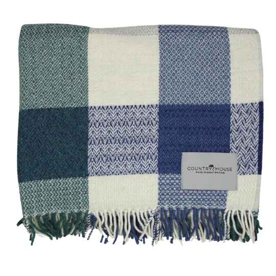 patchwork moonlight merino wool throw