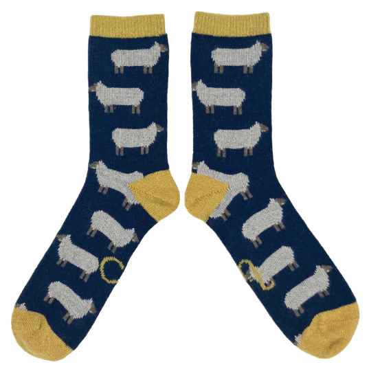 navy ankle socks