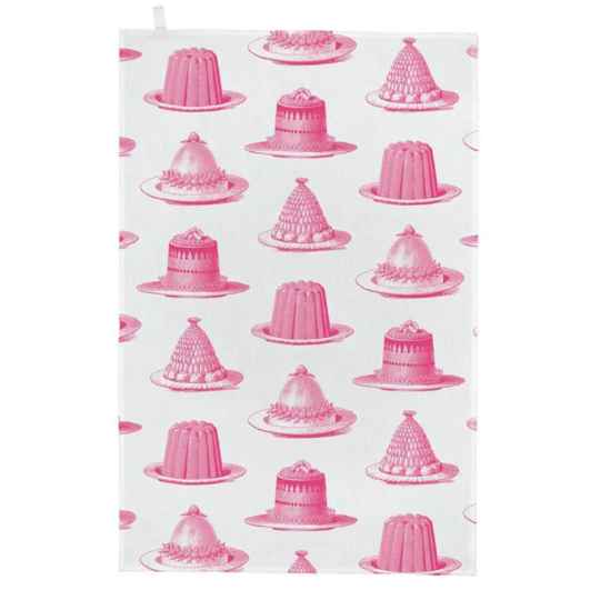 Raspberry jelly and Cake tea towel