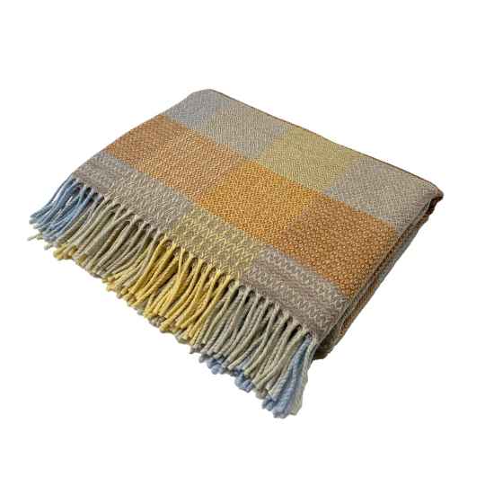 sunshine merino wool throw