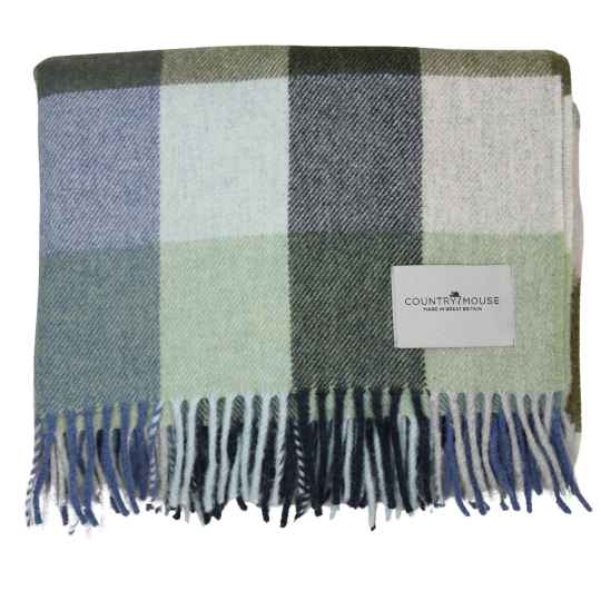 Dunira topaz merino wool throw