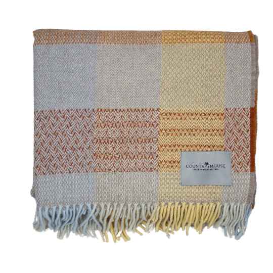 sunshine merino wool throw