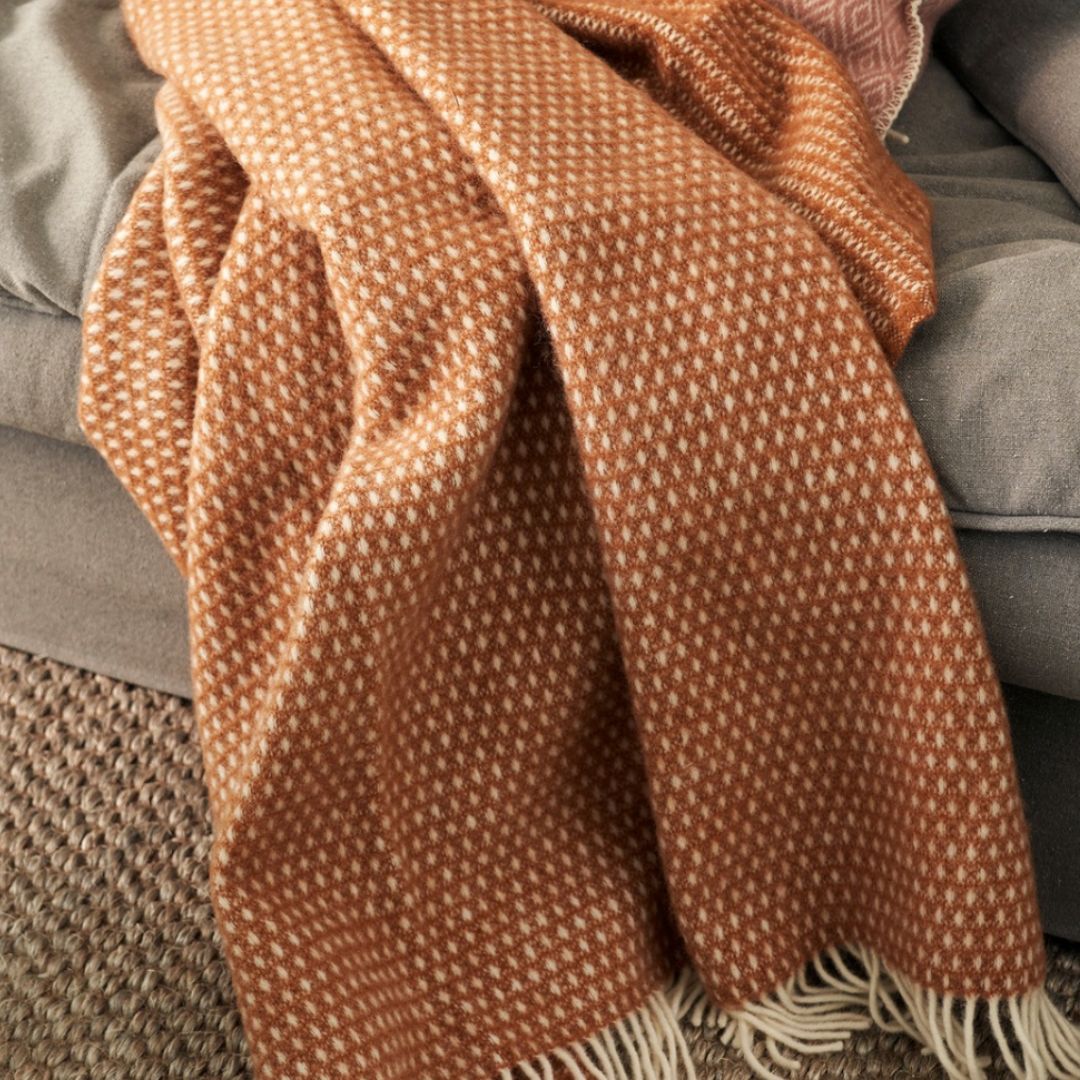 brown wool throws and brown wool blankets