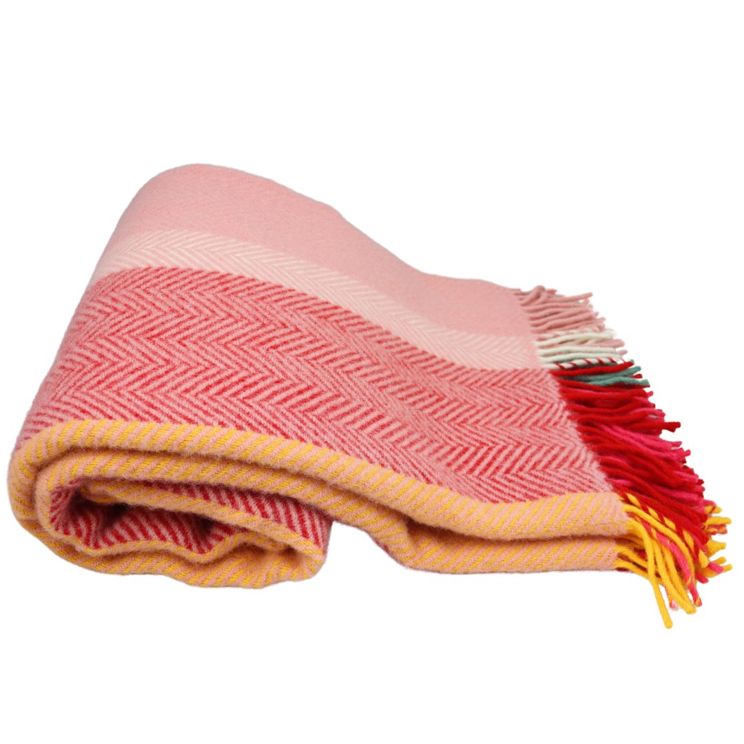 Birka wool throw folded