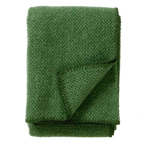 domino green wool blanket