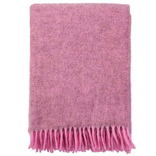 pink gotland wool throw