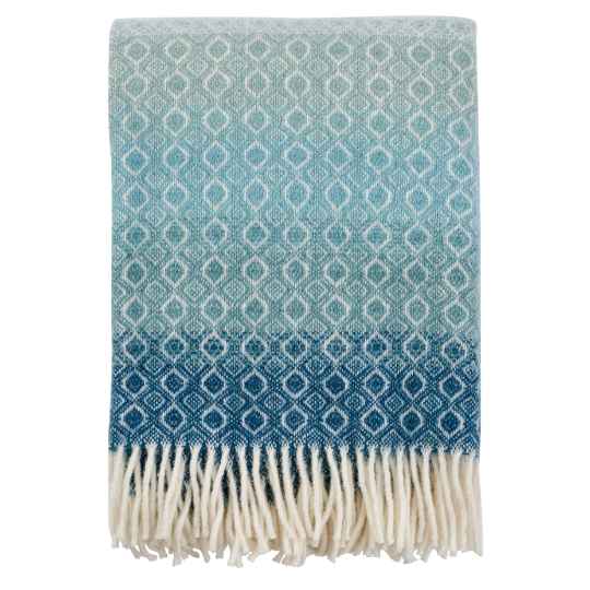 havanna aqua wool throw