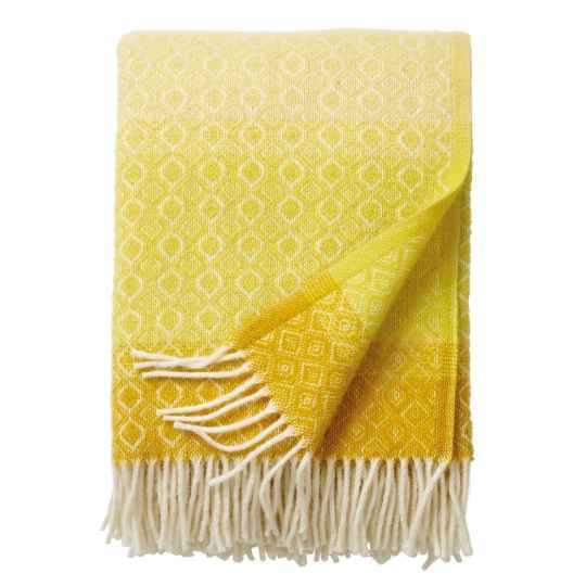 havanna yellow wool throw