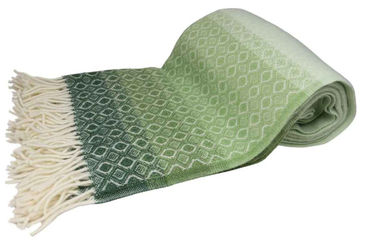 Havanna Green Wool Throw Graduations