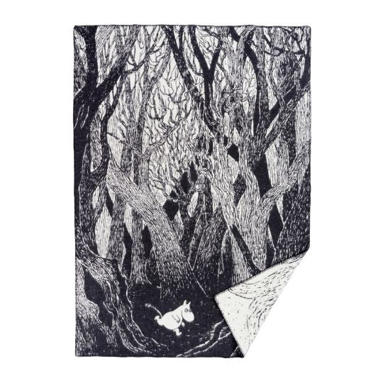 moomin on the run eco wool blanket