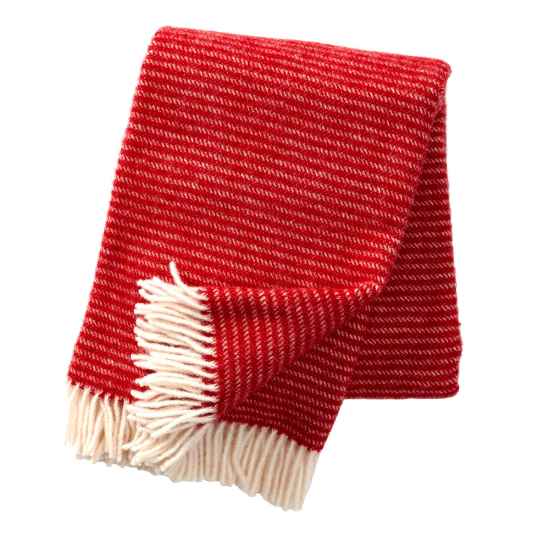 Ralph Red Eco Lambswool Throw