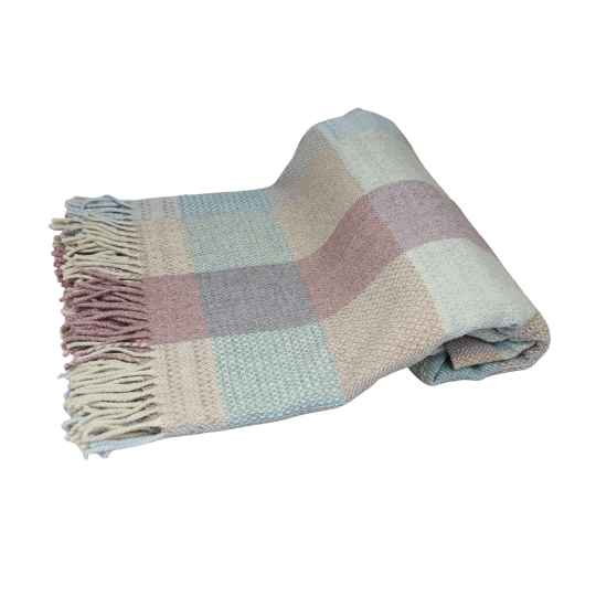 sea breeze merino wool throw