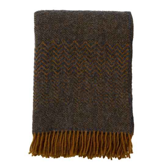 zig zag lava eco wool throw