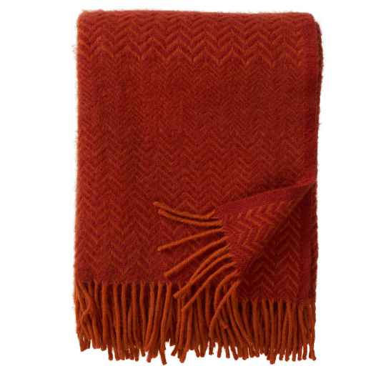 zig zag ruby lambswool throw
