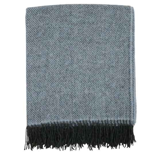 blueberry wool throw