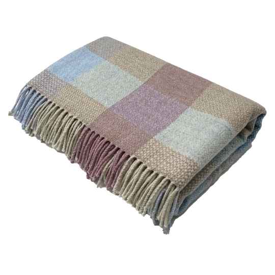 sea breeze merino wool throw