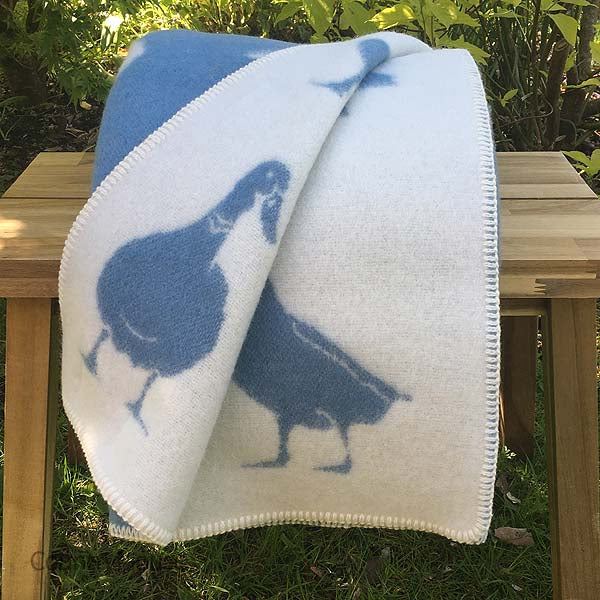 J.J. Textiles Blue Duck wool Blanket 