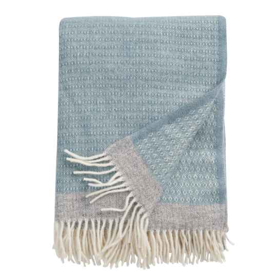 Dusty Blue Wool Blanket