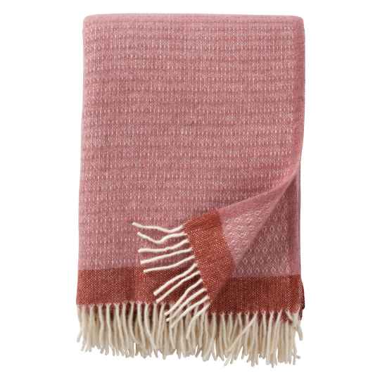 Dusty Rose Eco Lambswool Throw