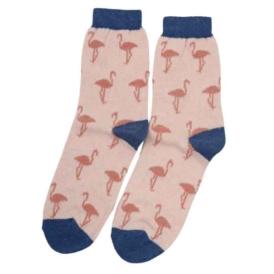 Flamingo Merino lambswool Socks