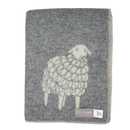 J.J. Textiles Mima Sheep Wool Blanket