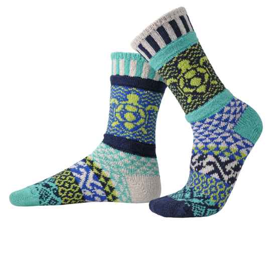 Ocean solmate socks on feet