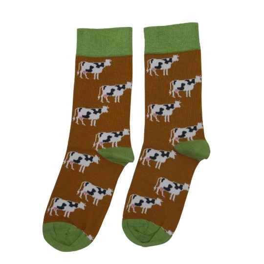 Organic Cotton Cow Socks