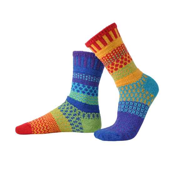 Rainbow solmate socks feet