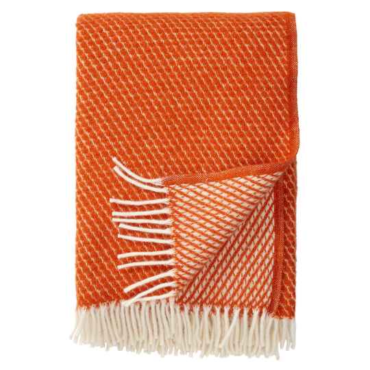 Velvet Rust lambswool throw